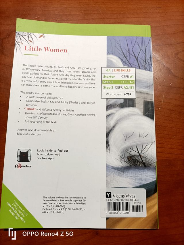 Libro "Little women" en inglés