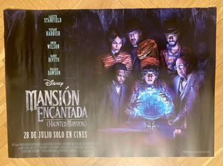 poster Cine mansión encantada. Disney