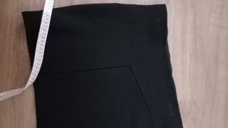 Minifalda elástica negra Stradivarius