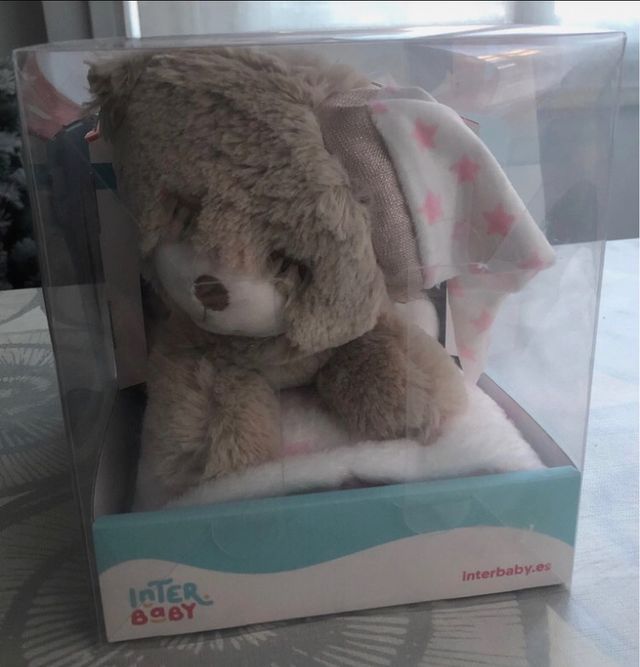 Conjunto peluche y manta