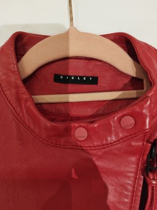 Chaqueta cuero Rojo Diesel