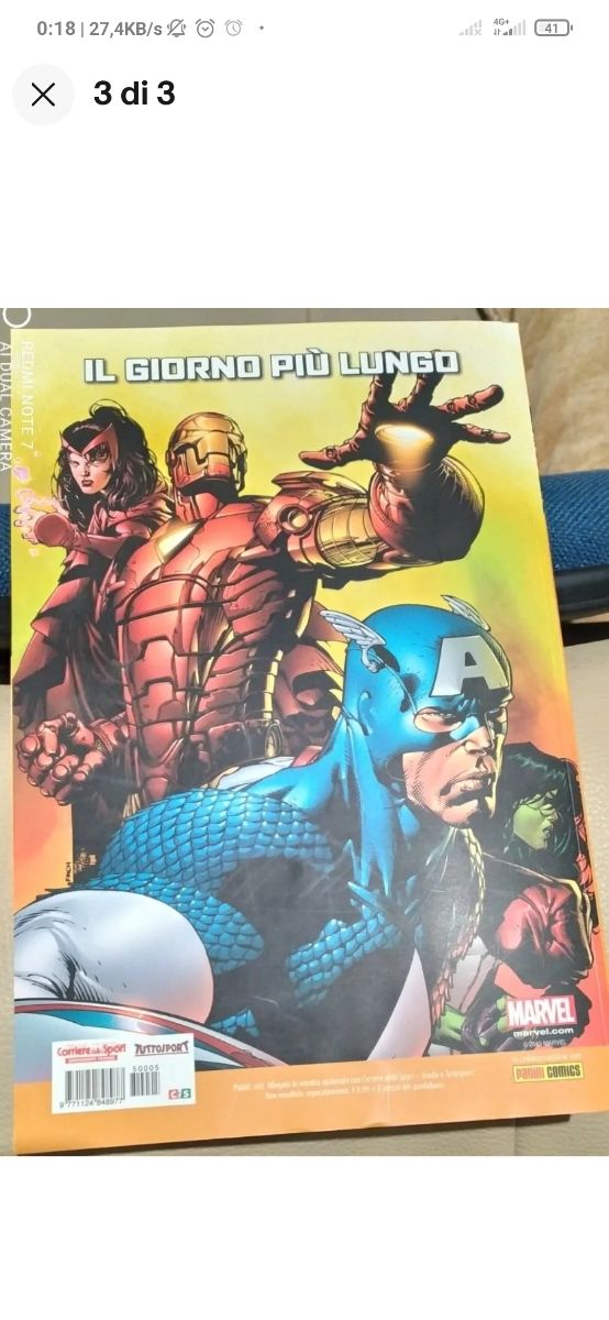 FUMETTO AVENGERS DIVISI SERIE ORO 