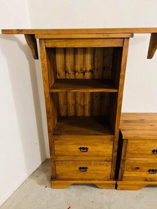 Móvel de sala estilo serrano