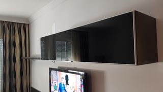 Muebles grises salón