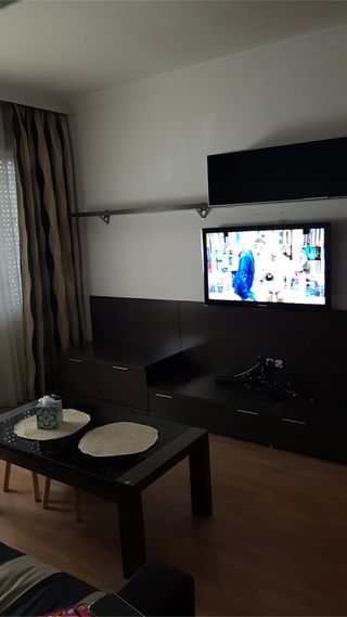 Muebles grises salón