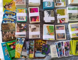 Gran lote de cromos antiguos