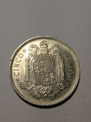 Moneda 5 pesetas 1949*49 Madrid Franco 