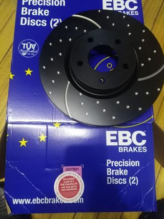 Discos delanteros Mazda 3 MPS EBC GD7501