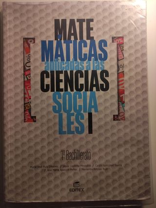 Matemáticas aplicadas Ciencias Sociales I.