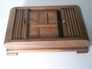 tabaquera de madera sobremesa