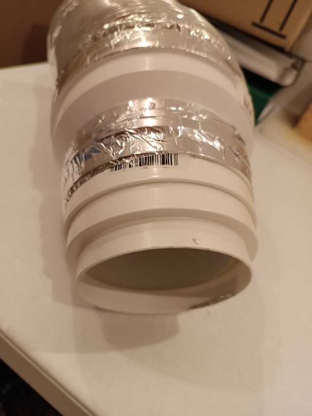 Tubo para extractor con adaptador