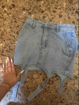 falda vaquera corta
