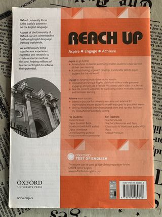 Libro Reach Up 1 Batx complemento examen inglés