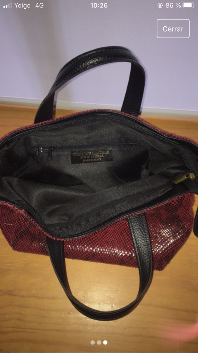 Bolso Genuine Leather