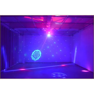 Cabeza móvil Football LEDs y Laser 3 en 1