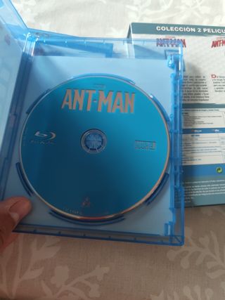Caja Pack Blu-ray AntMan Marvel