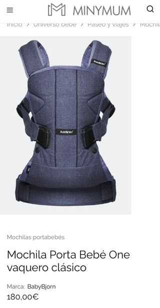 Mochila portabebé Baby Bjorn