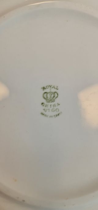 6 Platos llanos Royal China