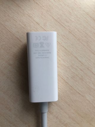 Adaptador apple thunderbolt a giga ethernet