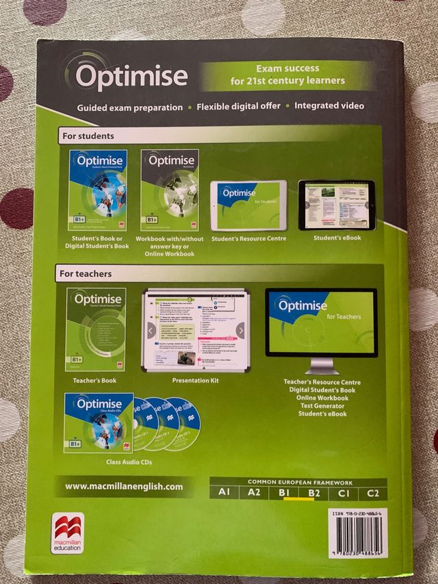 Optimise students book and workbook B1