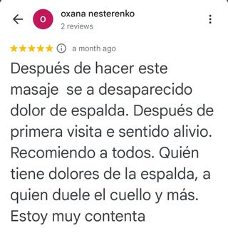 Masaje en Algeciras zona centro y a domicilio