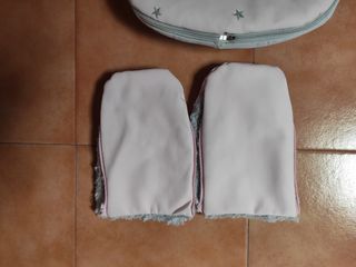 Saco y manoplas invierno silla univer rosa