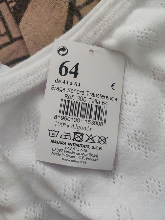 Bragas señora