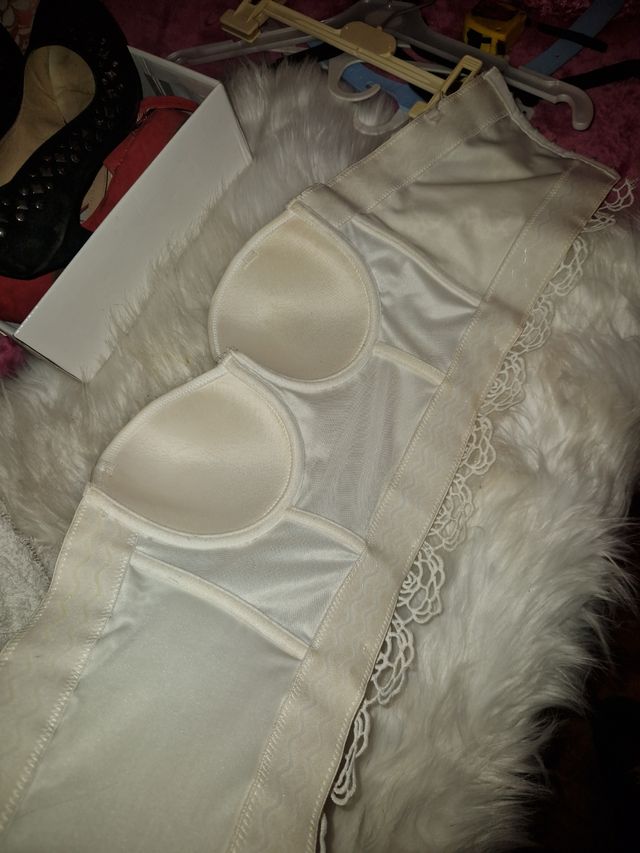 Corsé blanco encaje