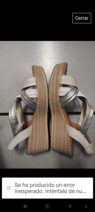 Sandalias piel 40