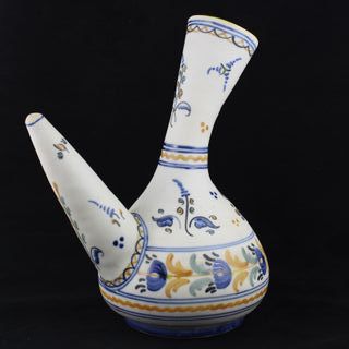 Porron de Vino de Ceramica Pintado a mano JAMI