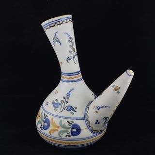 Porron de Vino de Ceramica Pintado a mano JAMI