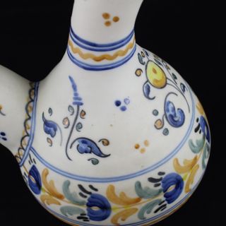 Porron de Vino de Ceramica Pintado a mano JAMI