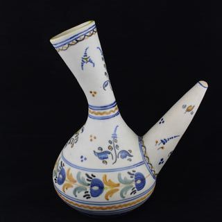 Porron de Vino de Ceramica Pintado a mano JAMI