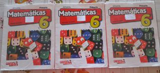Libro Matemáticas 6. ISBN - 9788469854228