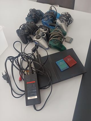PS2 + mandos + memory card