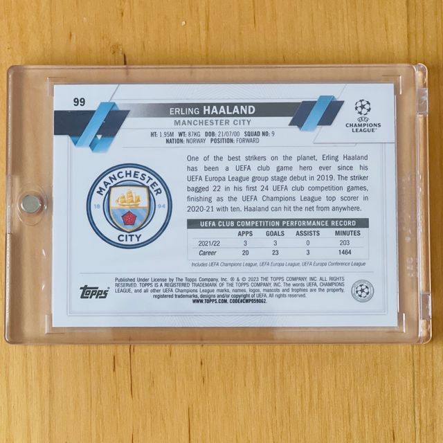 Erling Haaland - Man City - SP Variation Topps UCC
