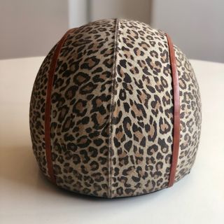 Casco de moto leopardo talla S