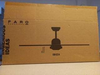 Ventilador de techo blanco marca FARO