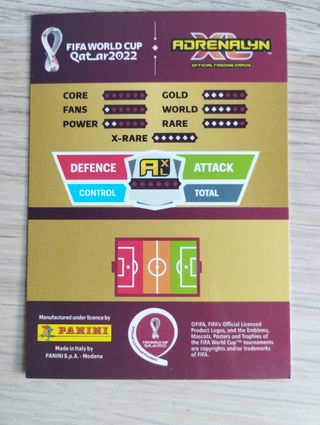 Carta INVINCIBLE Adrenalyn Mundial 2022