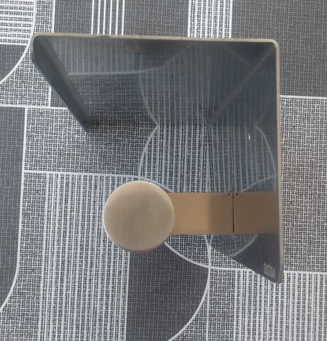 Soporte papel higiénico doble.