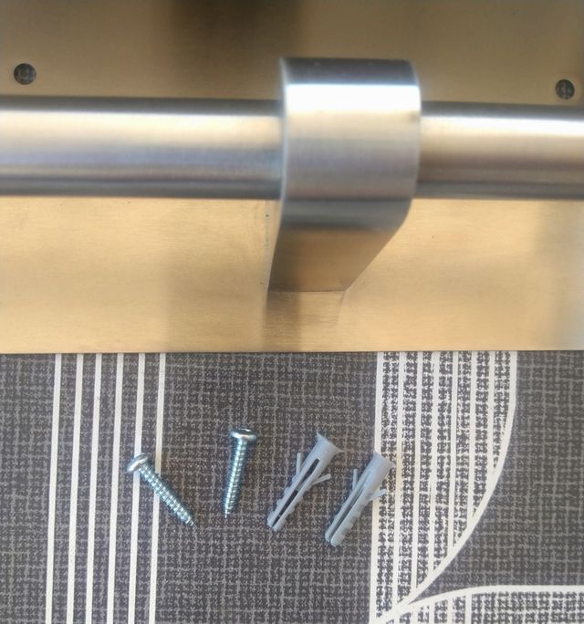 Soporte papel higiénico doble.