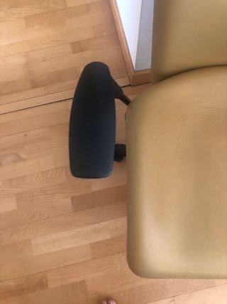 Silla oficina de piel Dynamobel