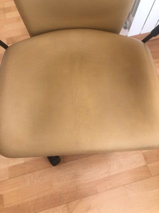 Silla oficina de piel Dynamobel