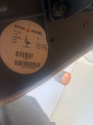 Silla oficina de piel Dynamobel