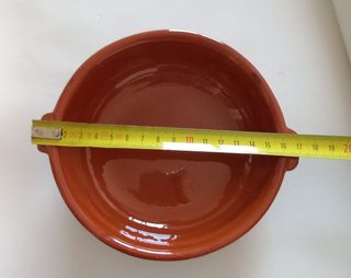 Cazuela de barro con tapa