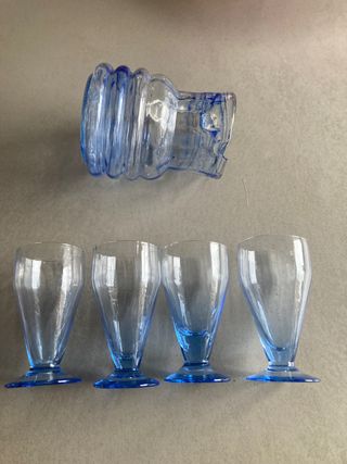 Set caraffa liquore anni 60