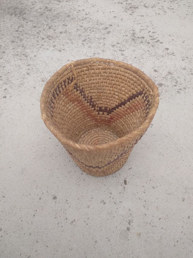 Cesto de mimbre para maceta