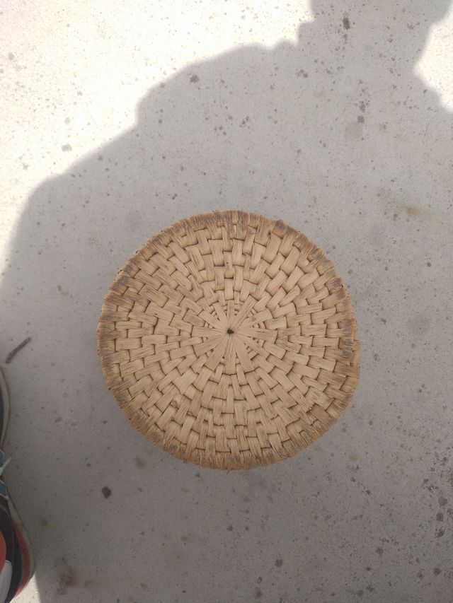 Cesto de mimbre para maceta