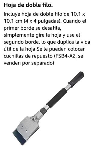 Raspador de suelos. Rasqueta
