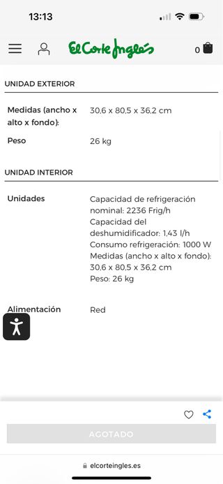 Aire acondicionado portátil SAIVOD (SAP920)